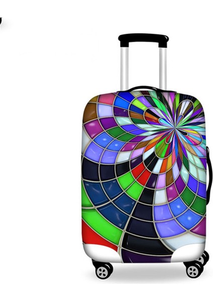 HB0192F26 Stili S Beden Ince Seyahat Valizleri Koruyucu Kılıfı 24 Inç Tekerlekli Çantalara Su Geçirmez Elastik Bavul Toz Yağmurluk Kapakları (Yurt Dışından)