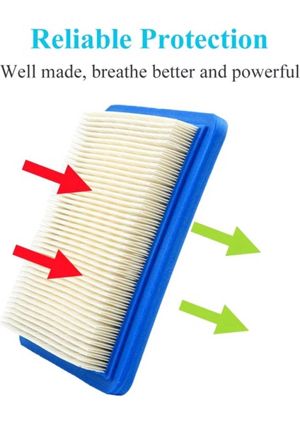 5 Parçalı Hava Filtresi Briggs ve Stratton 491588S399959 491588 Serisi Hava Filtrelerine Uygundur. (Yurt Dışından) fiyatları