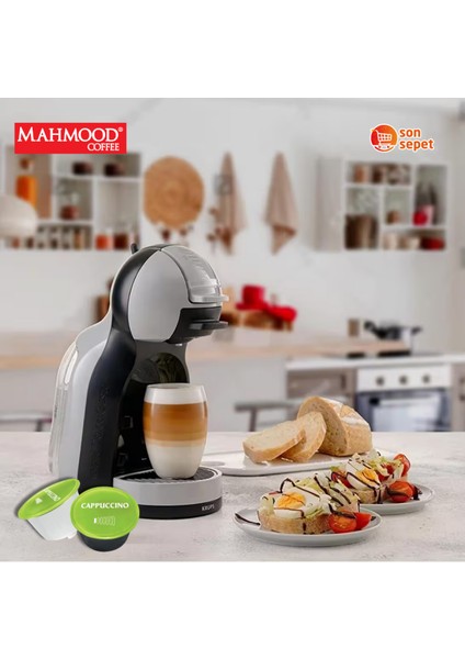 Cappuccino Kapsül Tanışma Paketi Dolce Gusto Uyumlu Kapsül Kahve Fırsat Paketi 16 Adet x 6 Paket