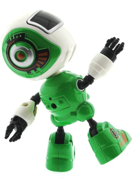 Sesli Işıklı Mini Sevimli Yeşil Robot