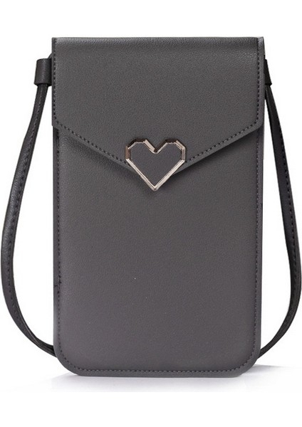 B Tarzı Telefon Cüzdan Çanta Kadın Pu Bayan Cüzdan Omuz Çantası Büyük Kapasiteli Seyahat Kartlık Pasaport Kılıfı El Çantası Çanta (Yurt Dışından)