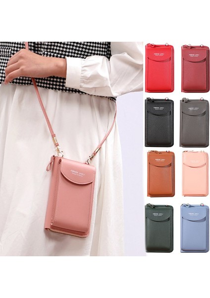 B Tarzı Telefon Cüzdan Çanta Kadın Pu Bayan Cüzdan Omuz Çantası Büyük Kapasiteli Seyahat Kartlık Pasaport Kılıfı El Çantası Çanta (Yurt Dışından) indirimleri