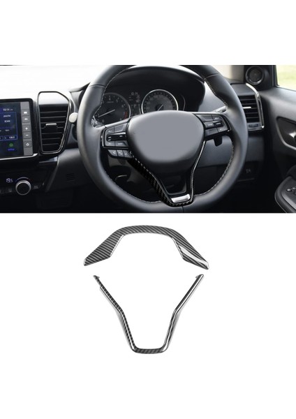 2020 -2022 Honda City Gn Hatchback Direksiyon Paneli Kapağı Trim Dekorasyon Çerçeve Sticker Üst Kapak (Yurt Dışından)