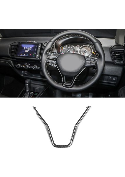 2020 -2022 Honda City Gn Hatchback Direksiyon Paneli Kapağı Trim Dekorasyon Çerçeve Sticker Üst Kapak (Yurt Dışından)