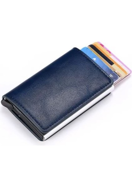 Siyah Stil Karbon Fiber Kartlık Cüzdan Erkekler Rfid Siyah Sihirli Üç Katlı Deri Ince Mini Küçük Para Çantası Erkek Cüzdanlar (Yurt Dışından) indirimleri