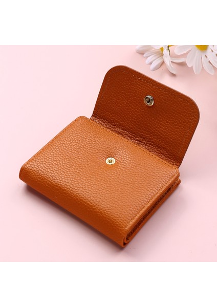 Mavi Stil Yeni Moda Kadın Cüzdanı Kısa Bozuk Para Cüzdanı Kadın Kartlık Küçük Bayan Cüzdanı Dişi Toka Mini Kavanoz (Yurt Dışından) modelleri