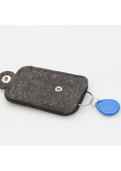 Yeşil Stil Yeni Moda Araba Anahtar Çantası Cüzdan Kılıfı Keçe Anahtarlık Tutucu Cebi Anahtar Organizatör Torba Erkekler Için Hizmetçi (Yurt Dışından) fırsatları