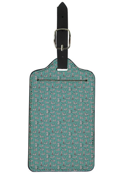 LMXL0505Z24 Stili Gürültülü Tasarımlar Özel Kedi Tasarımı Bagaaj Etiketi Seyahat Kolaylık Etiketi (Yurt Dışından)