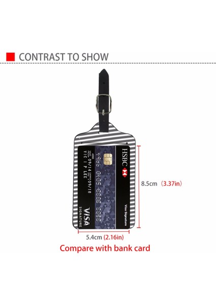 LMXL0505Z24 Stili Gürültülü Tasarımlar Özel Kedi Tasarımı Bagaaj Etiketi Seyahat Kolaylık Etiketi (Yurt Dışından) fırsatları