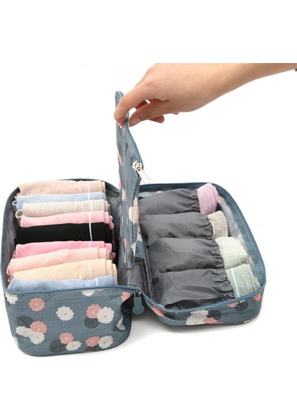 Gri Tarzı 2021 Kadın Sutyen Saklama Çantası Kız Iç Çamaşırı Çantası Sutyen Düzenleyici Çok Fonksiyonlu Seyahat Ambalaj Küpleri Bayan Kişisel Giysi Saklama (Yurt Dışından) modelleri