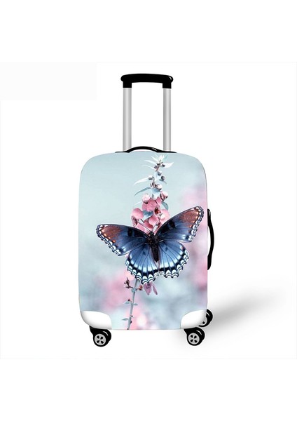 14 Bagaj Kapağı Stili S Beden Kelebek Desenli Valiz Kılıfı Kalın Valiz Koruyucu Kılıflar Elastik Valiz Kılıfı Valiz Koruyucu Kılıflar (Yurt Dışından)