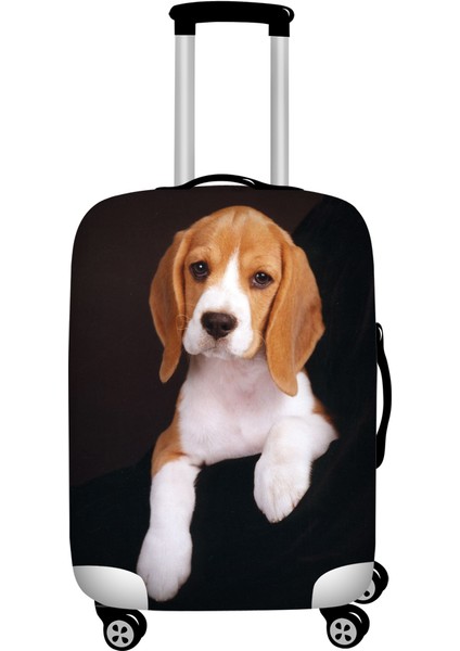 L5508F26 Stili M Beden Twoheartsgirl Yıkanabilir Bavul Kılıfı Sevimli Dachshund Köpek Seyahat Bavul Koruyucu 18 Ila 32 Inç Bagajın Üzerine Uygun Fermuar Kapanışı (Yurt Dışından)