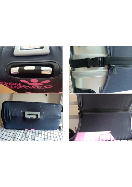 No.15 Tarzı L Beden Sarı Balina Grubu Valiz Koruyucu Kılıf Seyahat Aksesuarı Elastik Valiz Kılıfı Için (Yurt Dışından) fiyatları