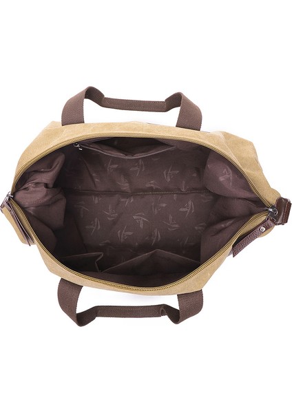 Gri Stil Tuval Çanta Erkek Çanta Rahat Omuzdan Askılı Büyük Kapasiteli Seyahat Çantası Açık Spor Çantası (Yurt Dışından) fiyatları