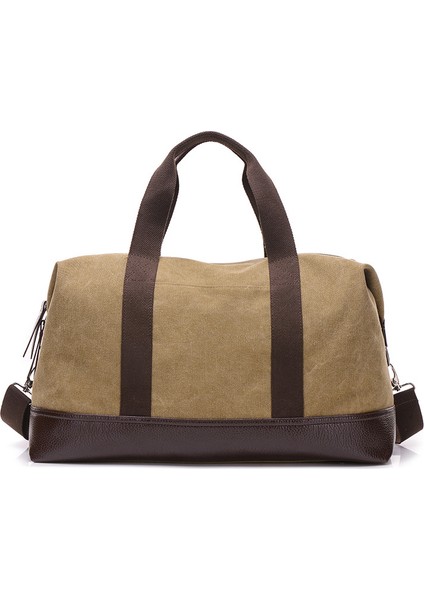 Gri Stil Tuval Çanta Erkek Çanta Rahat Omuzdan Askılı Büyük Kapasiteli Seyahat Çantası Açık Spor Çantası (Yurt Dışından) modelleri