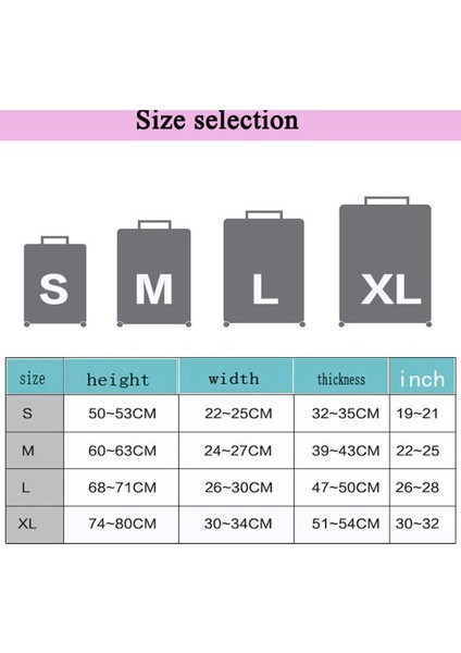 Kara Ayı Stili Xl Beden Bavul Kapağı Seyahat Elastik Kumaş Valiz Toz Kapağı Seyahat Aksesuarları Kılıf Kapağı Çocuk Karikatür Seyahat Kılıfı (Yurt Dışından) modelleri