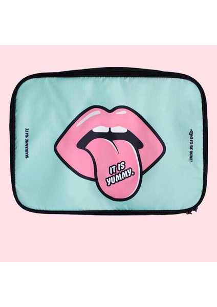 L Mavi Dil Stili Dil Naylon Katlanabilir Seyahat Çantaları Cinsiyetsiz Büyük Kapasiteli Çanta Valiz Kadınlar Su Geçirmez El Çantaları Erkekler Seyahat Çantaları Giysi Düzenleyici (Yurt Dışından)