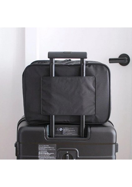 L Mavi Dil Stili Dil Naylon Katlanabilir Seyahat Çantaları Cinsiyetsiz Büyük Kapasiteli Çanta Valiz Kadınlar Su Geçirmez El Çantaları Erkekler Seyahat Çantaları Giysi Düzenleyici (Yurt Dışından) indirimleri