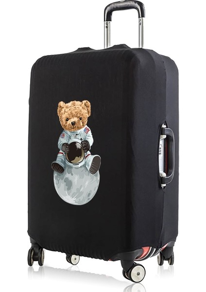 1BEAR001 Stili M Beden Mukavemetli Seyahat Valiz Kılıfı, Daha Kalın Seyahat Aksesuarı, 24 Inç Ayı Baskılı Bavul Toz Önleyici Kılıf (Yurt Dışından) indirimleri