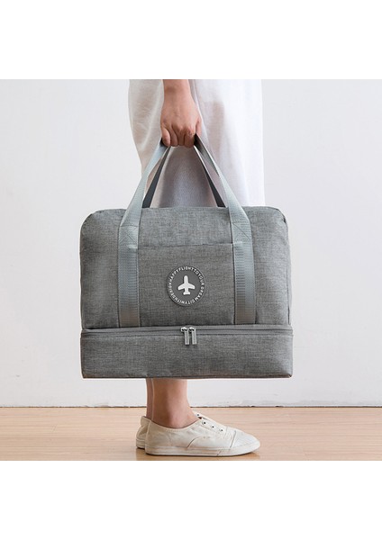 Turuncu Tarzı Erkek Su Geçirmez Seyahat Çantası Naylon Geniş Kapasiteli Çanta Katlanabilir Seyahat Çantaları El Bagajı Paketleme Küpleri Düzenleyici Depolama Çantası #38 (Yurt Dışından) modelleri