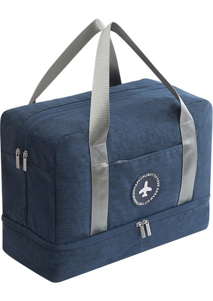 Turuncu Tarzı Erkek Su Geçirmez Seyahat Çantası Naylon Geniş Kapasiteli Çanta Katlanabilir Seyahat Çantaları El Bagajı Paketleme Küpleri Düzenleyici Depolama Çantası #38 (Yurt Dışından) fırsatları