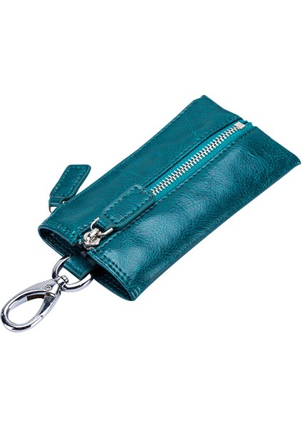 Yeşil Stil Moda Yeni Hakiki Deri Erkek Anahtar Tutucu Ev Temizlikçisi Anahtarlar Organizatör Kadınlar Bozuk Para Cüzdanı Fermuar Araba Anahtar Kılıfı Bozuk Para Pochette Kapak Çanta (Yurt Dışından) modelleri