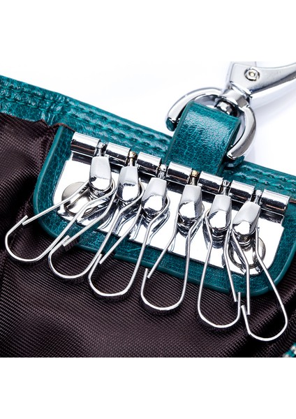 Yeşil Stil Moda Yeni Hakiki Deri Erkek Anahtar Tutucu Ev Temizlikçisi Anahtarlar Organizatör Kadınlar Bozuk Para Cüzdanı Fermuar Araba Anahtar Kılıfı Bozuk Para Pochette Kapak Çanta (Yurt Dışından) fırsatları