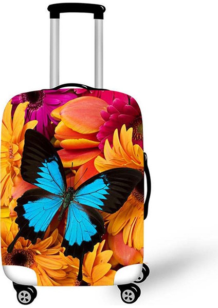 C Bagaj Kapağı Stili L Beden Kelebek Desenli Esneklikli Valiz Koruyucu Kılıf Seyahat Aksesuarları Için Valiz Kılıfı Malet Kılıfı Seyahat Aksesuarları HW583 (Yurt Dışından) fırsatları