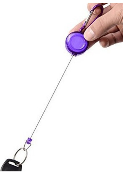Mavi Stil Anahtarlık Erkek Kadın Anahtar Tutucu Düzenleyici Kılıf Bölünmüş Araba Anahtar Çantası Ev Sahibi Anahtar Kılıfı Mini Kart Çantası Taşınabilir Esnek Anahtarlık (Yurt Dışından)