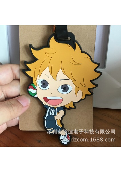 Mavi Stil Haikyu Anime Seyahat Aksesuarları Bagaj Etiketi Valiz Kimlik Adres Taşınabilir Etiketler Tutucu Bagaj Etiketi Hediyeler Yeni (Yurt Dışından)