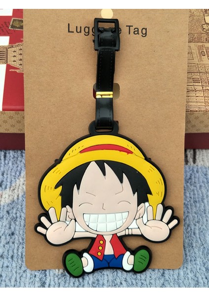 D Stili Sıcak Karikatür Baga Etiketleri Bagaj Isim Etiketleri Bir Parça Luffy Seyahat Bavulu Pvc Etiket Tutucu Yaratıcı Hediye Seyahat Aksesuarları (Yurt Dışından)