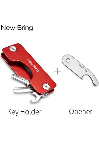 G2RED Açıcı Stili Anahtar Cüzdanı Alüminyum Metal Edc Erkek Anahtar Tutucu Akıllı Düzenleyici Ev Sahibi Anahtarlık Çanta Cüzdan (Yurt Dışından)