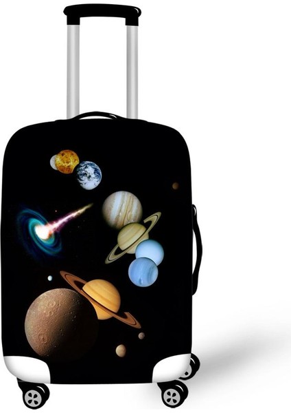 CC3195F26 Stili M Beden Ince Seyahat Valizleri Koruyucu Kılıfı 24 Inç Tekerlekli Çantalara Su Geçirmez Elastik Bavul Toz Yağmurluk Kapakları (Yurt Dışından)