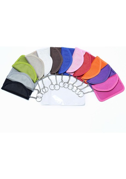 Kırmızı Stil Faraday Araba Anahtarı Rfıd Sinyal Engelleyici Çantalar Renkli Kimlik Kartı Çantası Hırsızlık Koruyucu Kılıf BAG1020 (Yurt Dışından) modelleri
