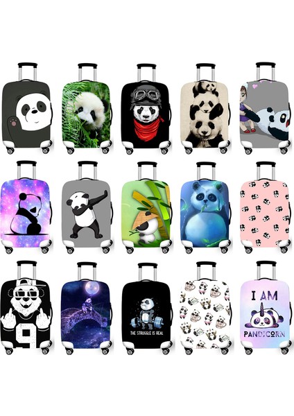 Z Stili S Beden Kungfu Panda T123 Elastik Inç Valiz Koruyucu Kılıfı Seyahat Aksesuarları Için Bagaj Koruyucu Kılıfı Örtüsü Çanta Kılıfları (Yurt Dışından)