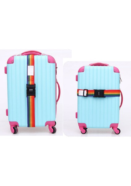 Şifre Kilidi Stili Seyahat Bavul Emniyet Kablosu Bagaj Kilitli Kemer (Yurt Dışından) fırsatları