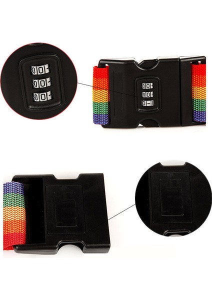 Şifre Kilidi Stili Seyahat Bavul Emniyet Kablosu Bagaj Kilitli Kemer (Yurt Dışından) indirimleri