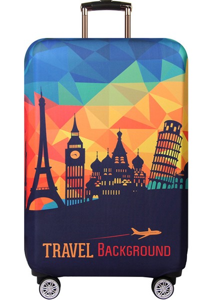 x Stili S Beden Daha Kalın Seyahat Valizi Koruyucu Kılıf Bavul Kılıfı Seyahat Aksesuarları Elastik Valiz Kılıfı Bavul Kılıfı Uygulanır - Türkçe (Yurt Dışından)