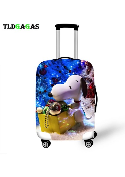 Bir Stil L Beden Elastik Bagaj Koruma Kılıfı Valiz Koruyucu Kapak Seyahat Aksesuarları Köpek Desen 3D - Valiz Koruyucu Kılıf Tekerlekli Çantalar Kapakları (Yurt Dışından) indirimleri