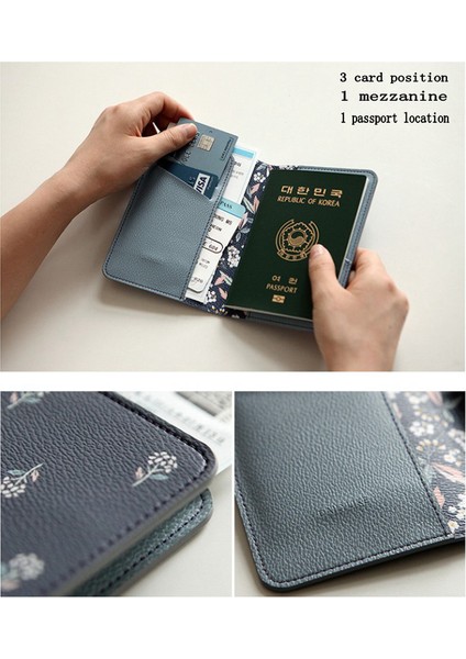 No.4 Tarzı Alevli Flamingo Pasaport Kılıfı Seyahat Aksesuarları Yaratıcı Pu Deri Kimlik Banka Kartı Çantası Erkek Kadın Organizatör Iş Sahibi Cüzdanlar (Yurt Dışından) modelleri