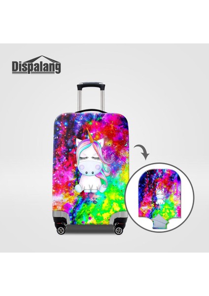 Bagaj Kapağı21 Stili L Beden Sevimli Unicorn Elastik Valiz Koruyucu Kılıf Çocuklar Çizgi Film Toz Sırt Çantası Kapakları 22 Inç Seyahat Aksesuarları (Yurt Dışından)