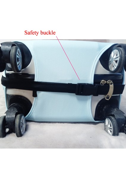 C Stili M Beden Lastikli Valiz Koruyucu Kapak Kılıfı Seyahat Aksesuarları Kedi Desenli Trolley Case Kapakları 3D (Yurt Dışından)