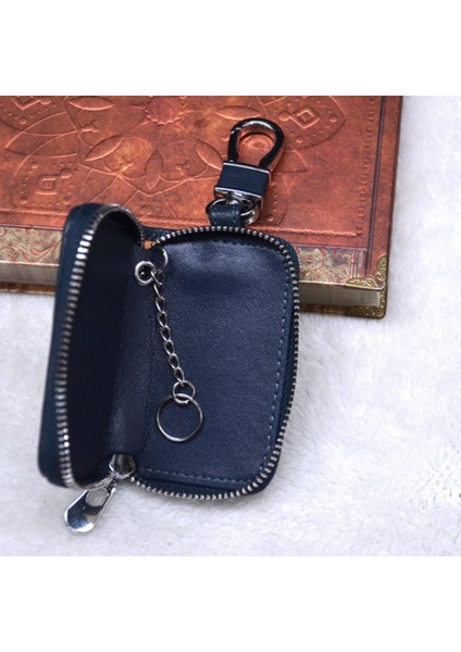 Kırmızı Stil Yeni Moda Ilk Katman Inek Derisi Kabartmalı Araba Uzaktan Kumanda Anahtar Kılıfı Deri Araba Unisex Kadın Araba Anahtar Anahtarlık (Yurt Dışından)