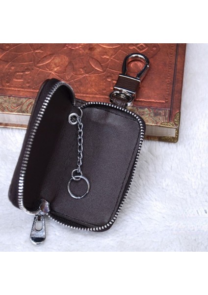 Kırmızı Stil Yeni Moda Ilk Katman Inek Derisi Kabartmalı Araba Uzaktan Kumanda Anahtar Kılıfı Deri Araba Unisex Kadın Araba Anahtar Anahtarlık (Yurt Dışından)