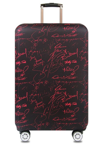 E Stili S Beden Mutlu Gezegen Tekerlekli Valiz Koruyucu Kılıf Çiçekler Flamingo Mavi Rüya Seyahat Bavul Kılıfı Elastik Koruyucu Kapaklar XT910 (Yurt Dışından)