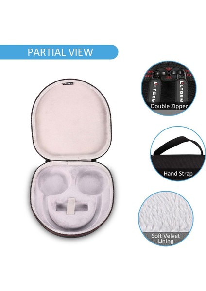 Ltgem Eva Depolama Seyahat Taşıma Kılıfı B&o Play Tarafından Bang&olufsen Over-Ear Beoplay H4 Kablosuz Kulaklık Için (Yurt Dışından)