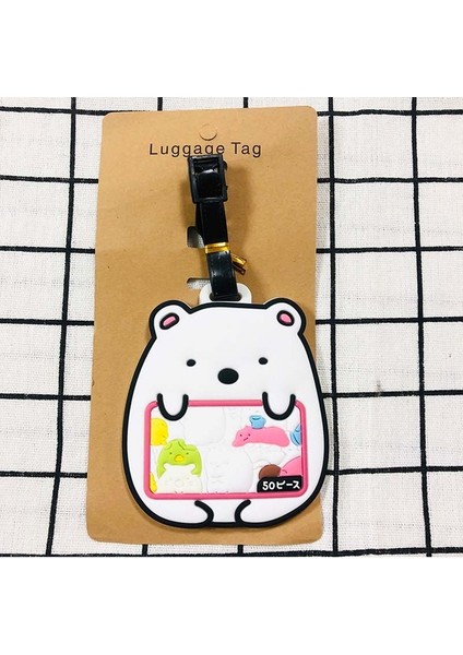 Fildişi Tarzı Ivyye Sumikko Gurashi Rol Anime Seyahat Aksesuarları Bagaj Etiketi Valiz Kimlik Adres Taşınabilir Etiket Bagaj Etiketleri Hediye Yeni (Yurt Dışından)