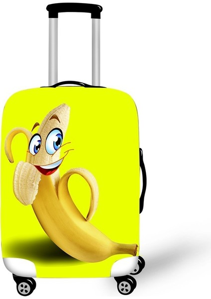 5 Bagaj Kapağı Stili S Beden Sarı Muz Desenli Valiz Koruyucu Kılıf Moda Toz Geçirmez 19''-32'' Valiz Için Seyahat Aksesuarları (Yurt Dışından) modelleri