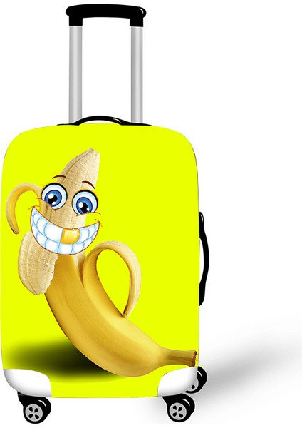 5 Bagaj Kapağı Stili S Beden Sarı Muz Desenli Valiz Koruyucu Kılıf Moda Toz Geçirmez 19''-32'' Valiz Için Seyahat Aksesuarları (Yurt Dışından) indirimleri