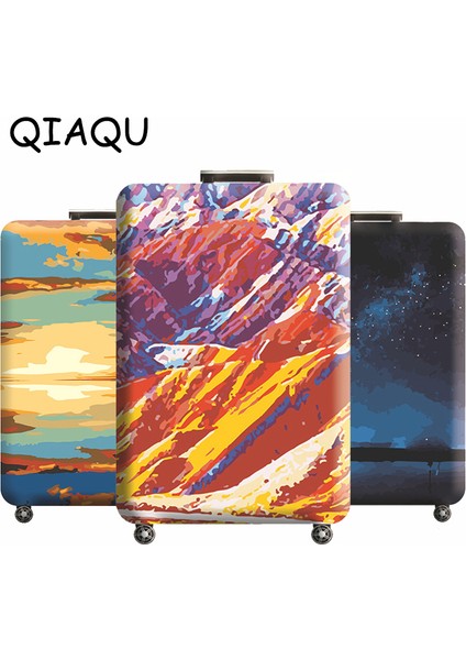 Çiçek Stili L Beden Seyahat Valizi Kılıfı Kalın Elastik Bavul Koruyucu Kol Kapağı Bagaj Toz Kapağı Için Suitcase Koruyucu Kılıf Bagaj Aksesuarları (Yurt Dışından) fiyatları